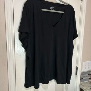 Madewell black  V-Neck Women Top casual
